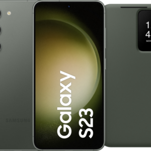 Samsung Galaxy S23 256GB Groen 5G + Clear View Book Case Groen