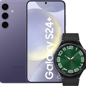 Samsung Galaxy S24 Plus 256GB Paars 5G + Galaxy Watch 6 Classic Zwart 47mm