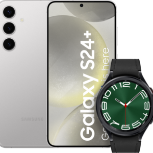 Samsung Galaxy S24 Plus 512GB Grijs 5G + Galaxy Watch 6 Classic Zwart 47mm