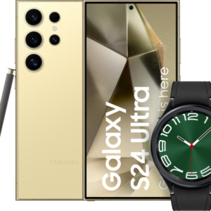 Samsung Galaxy S24 Ultra 512GB Geel 5G + Galaxy Watch 6 Classic Zwart 47mm