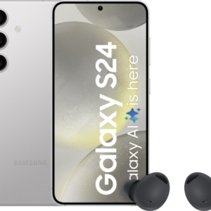 Samsung Galaxy S24 128GB Grijs 5G + Galaxy Buds 2 Pro Zwart