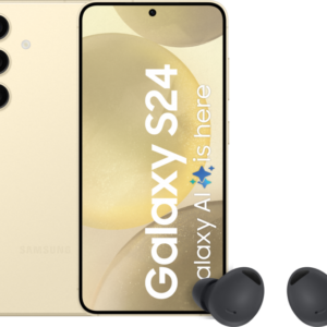 Samsung Galaxy S24 256GB Geel 5G + Galaxy Buds 2 Pro Zwart