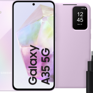 Samsung Galaxy A35 128GB Paars 5G + Accessoirepakket